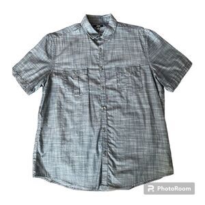 ⚡️ Alfani Buttoned Down Short Sleeve Shirt ~ Size XL ⚡️